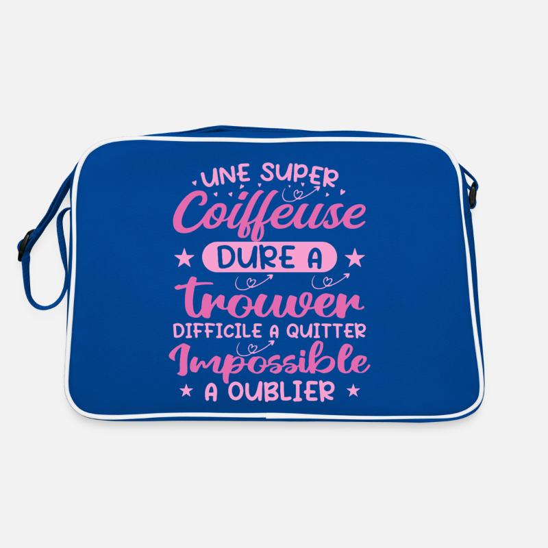 Une Super Coiffeuse - Cadeau coiffeuse Sac Retro