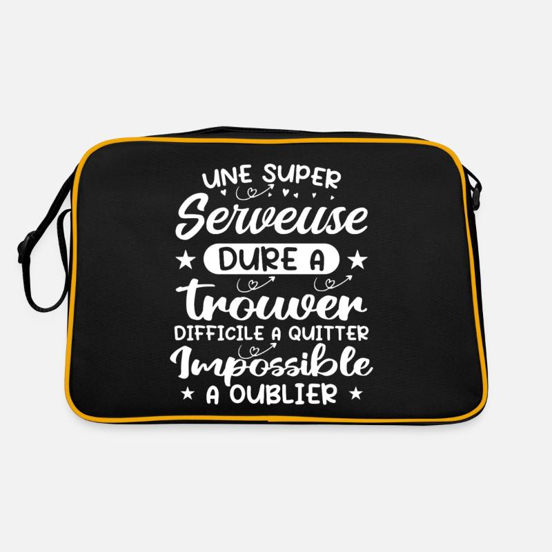 Une Super Serveuse - Cadeau serveuse Sac Retro