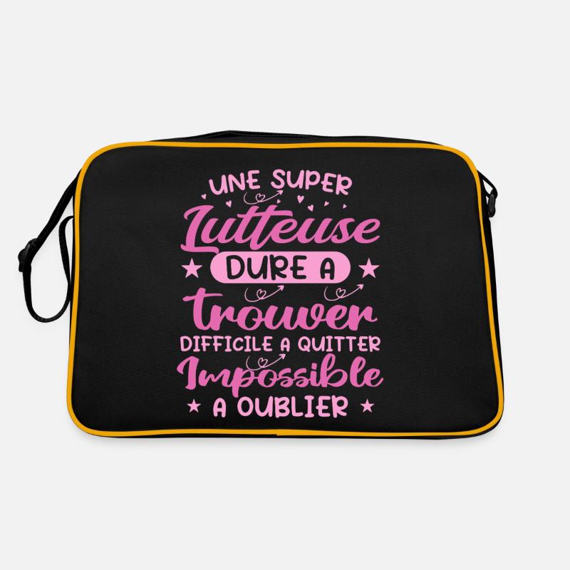 Ein Super Wrestler - Wrestler Geschenk Retro Tasche
