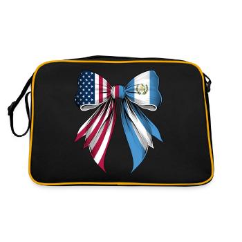 Boucle Coquette Racines Guatemala - Sac Retro - noir/or - Dos