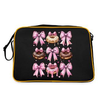 Coquette Arc Donets Beignets Sprinkles Fille - Sac Retro - noir/or - Dos