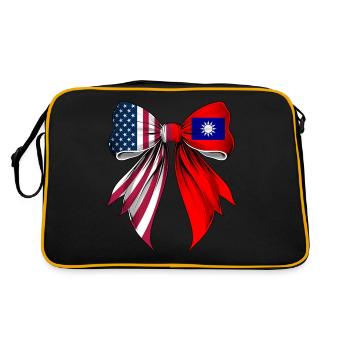 Coquette Bow Taiwan Roots Heritage Taiwanese - Retro Bag - black/gold - Back