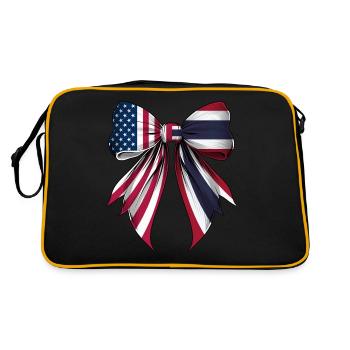 Coquette Bow Thailand Roots Heritage Thai Pride - Retro Bag - black/gold - Back
