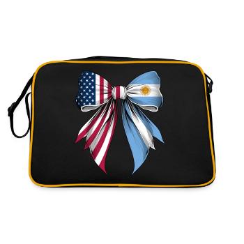 Coquette Bow Argentina Roots Argentine - Retro Bag - black/gold - Back