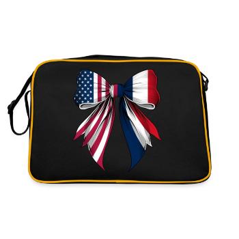 Coquette Bow France Roots Heritage - Retro Bag - black/gold - Back