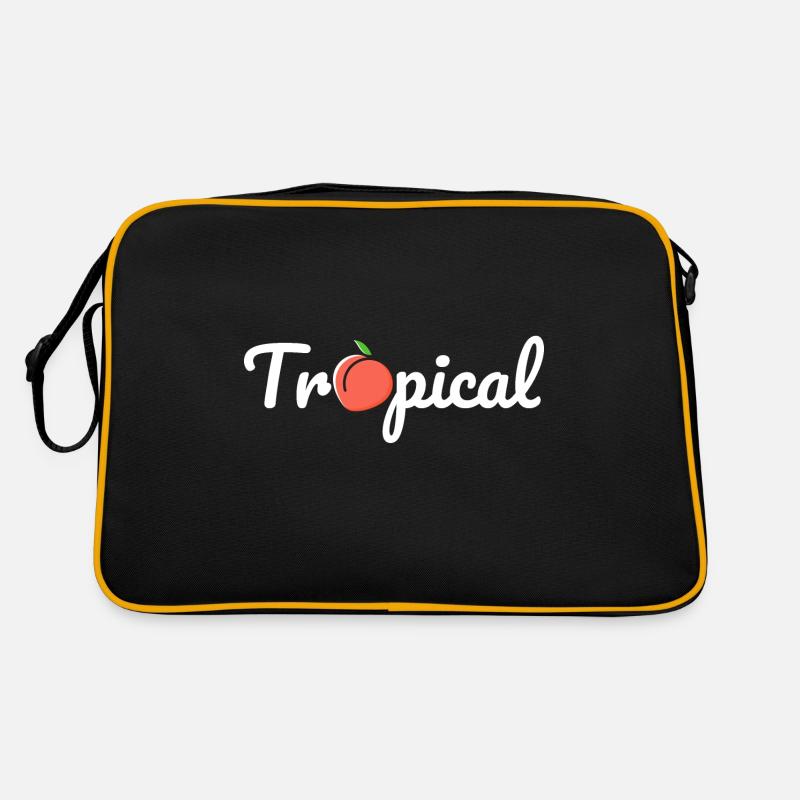Pfirsich Liebe Retro Tasche