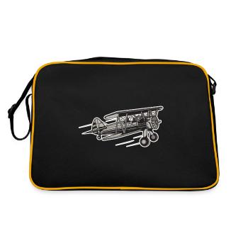 Airplane Airplane - Retro Bag - black/gold - Back