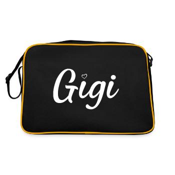 gigi - Retro Bag - black/gold - Back