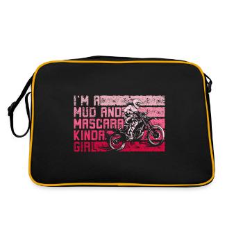 Muddy Dirty Girl boue amour cadeaux boue u - Sac Retro - noir/or - Dos