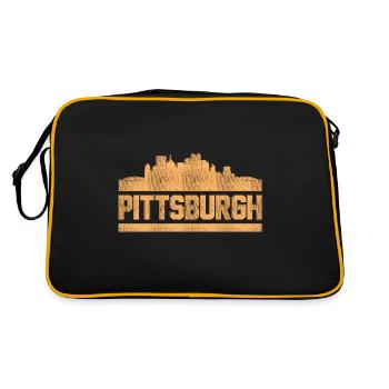 Pittsburgh - Retro Bag - black/gold - Back
