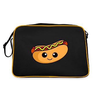 Hot Dog Comic - Retro Bag - black/gold - Back