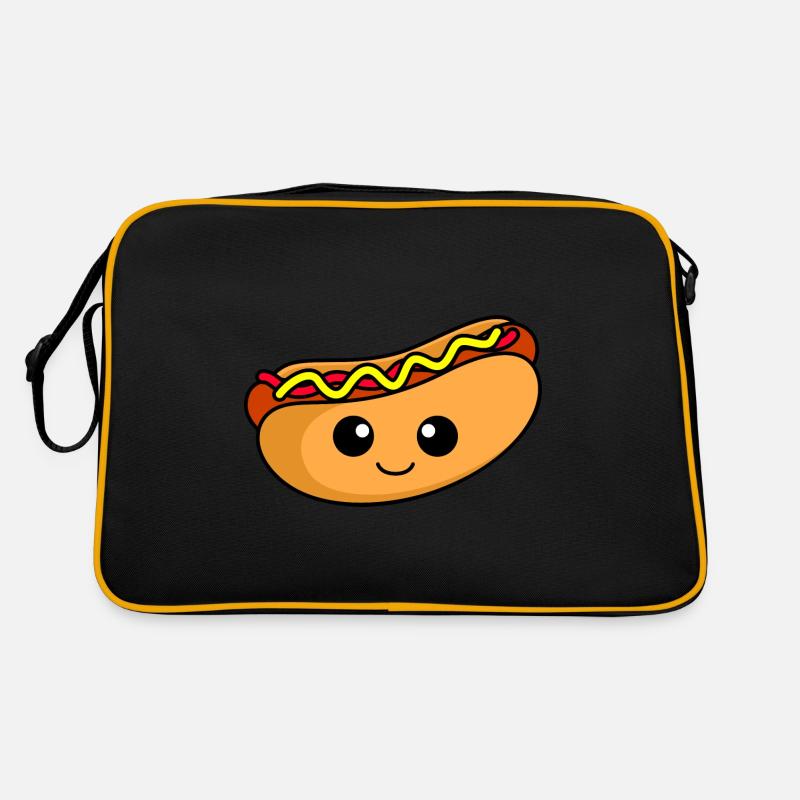 Hotdog Comic Retro Tasche