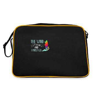 Planche à voile Voile Paddle Windsurfer Eau - Sac Retro - noir/or - Dos