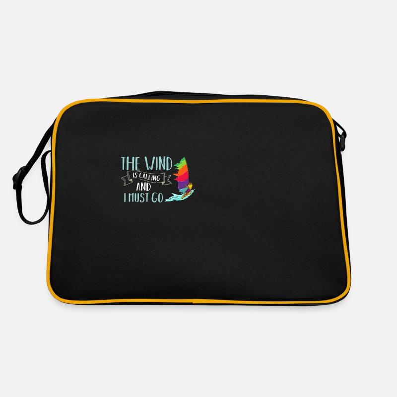 Windsurfing Board Sail Paddle Windsurfer Water Retro Bag
