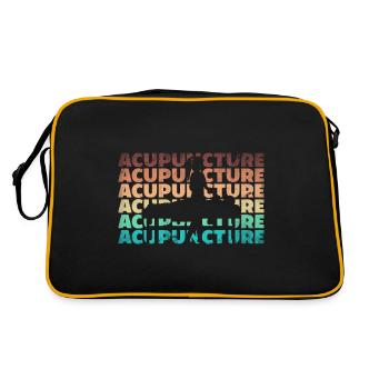 Acupuncture Acupuncteur - Sac Retro - noir/or - Dos