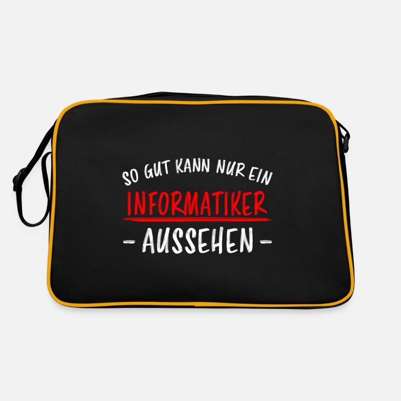 Informatiker Lustig Spruch Programmierer Geschenk Retro Tasche