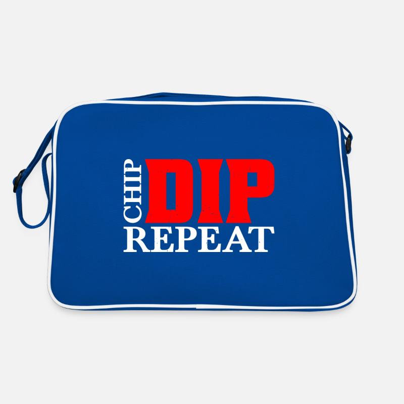 Chip Dip Repeat 12 Retro Tasche
