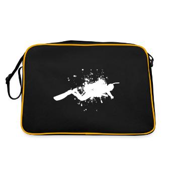 Plongeur Scuba Homme Plongeur Plongeur - Sac Retro - noir/or - Dos