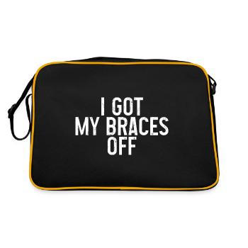 J’ai enlevé mes broches 3 - Sac Retro - noir/or - Dos