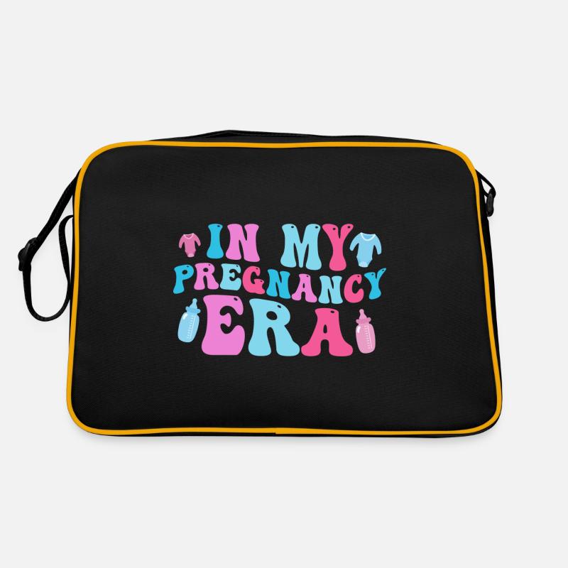 Dans mon ère de grossesse Annonce de bébé Sac Retro
