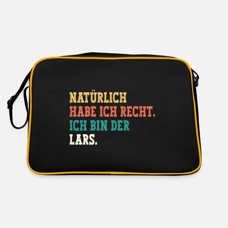 Lars Lustiger Spruch Vorname Name Lars Retro Tasche