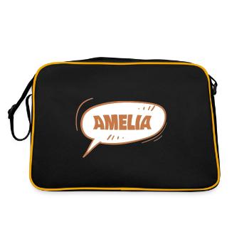 Amelia Amelia - Sac Retro - noir/or - Dos