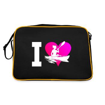 Kayak Homme Kayak Kayak Femme Canoë - Sac Retro - noir/or - Dos
