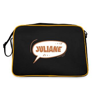 Juliane as Juliane - Retro Bag - black/gold - Back