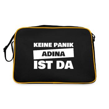 Cadeau pour Adina - Sac Retro - noir/or - Dos