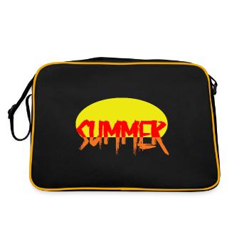 Été Sommer - Sac Retro - noir/or - Dos