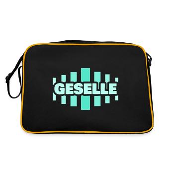 Journeyman - Retro Bag - black/gold - Back
