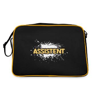 Assistant - Retro Bag - black/gold - Back