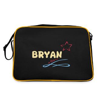 Cadeau Bryan - Sac Retro - noir/or - Dos