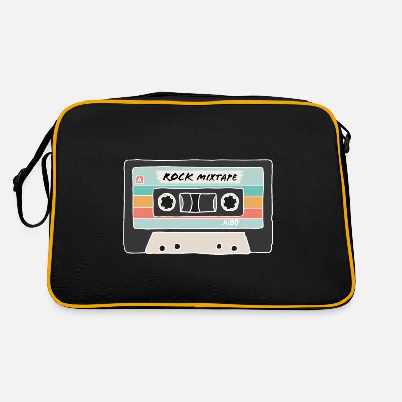 vintage rock mixtape cassette Retro Bag