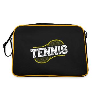 Tennis Sport Raquette de tennis - Sac Retro - noir/or - Dos