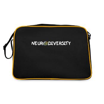 Mois de la sensibilisation à l’autisme - Sac Retro - noir/or - Dos