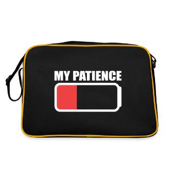 Ma patience Personne impatiente Poison - Sac Retro - noir/or - Dos