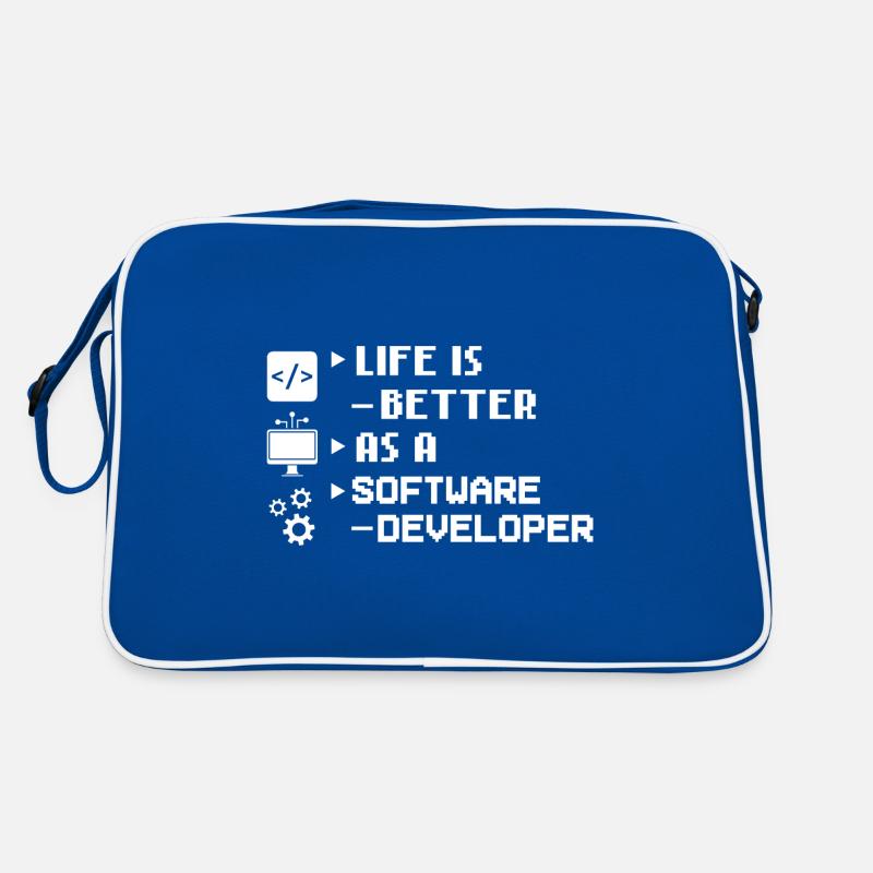 Software Entwicklung Softwareentwickler Entwickler Retro Tasche