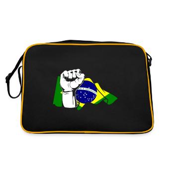 Faust Brésil brésilien - Sac Retro - noir/or - Dos