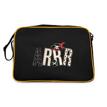Déguisement pirate déguisement capitaine ARRR cadeau - Sac Retro - noir/or - Dos