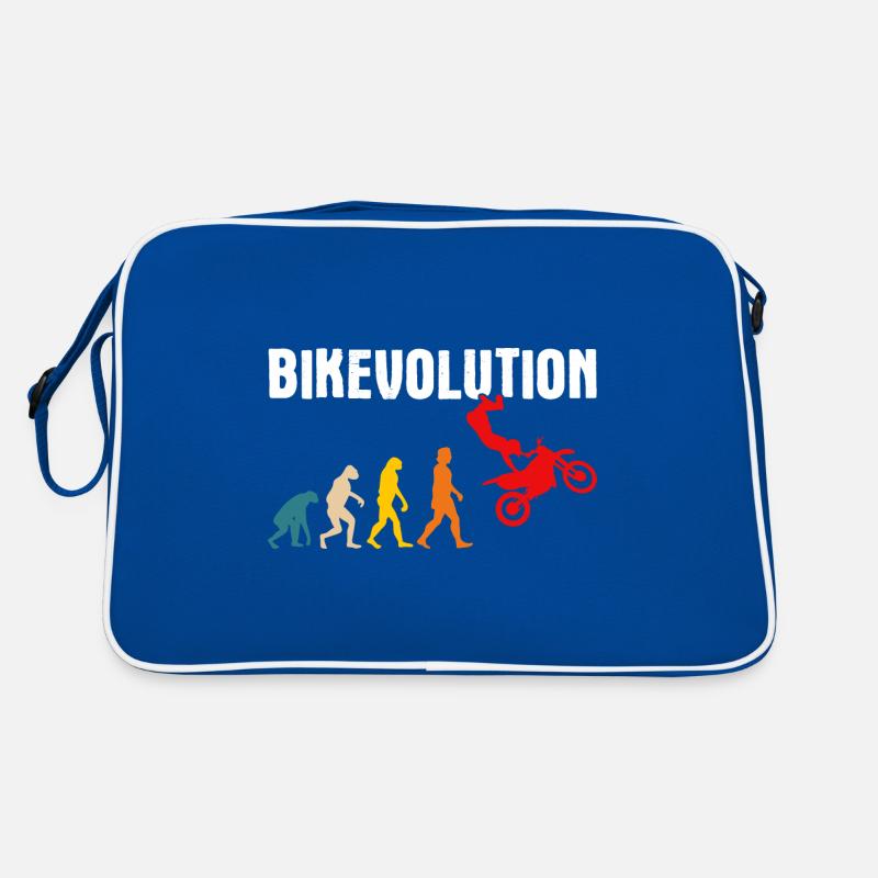 Motorcycle Evolution Vintage Shadow Biker Retro Tasche