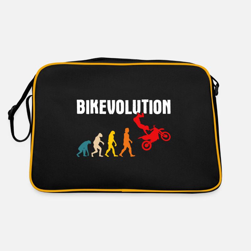 Motorcycle Evolution Vintage Shadow Biker Retro Tasche