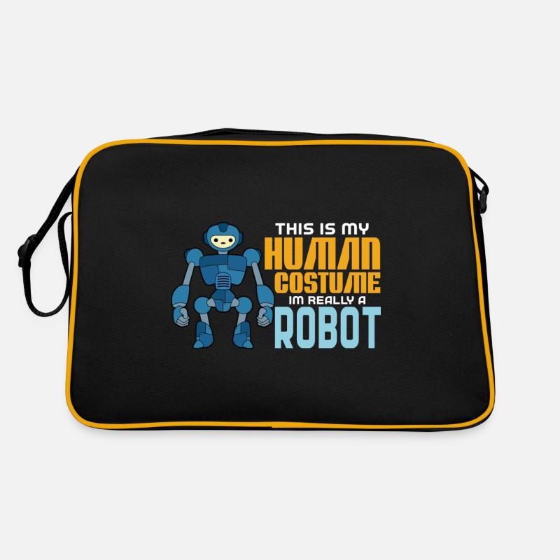 Roboter Retro Tasche