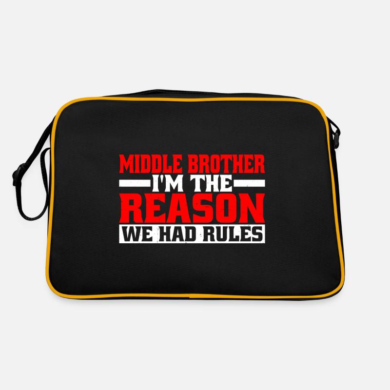 Middle Brother, I'm The Reason We Had Rules 7 Retro Bag