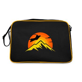 Wingsuit volant Base Jumping Skydiving Retro - Sac Retro - noir/or - Dos