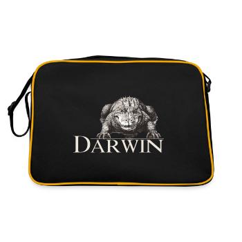 Darwin Aligator - Sac Retro - noir/or - Dos
