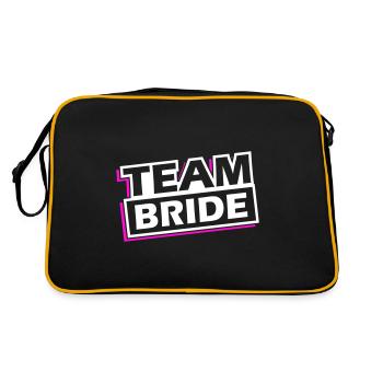 Mariage de l’équipe Mariage - Sac Retro - noir/or - Dos