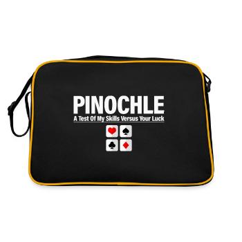 A Test Of My Skills Versus Your Luck 4 - Retro Bag - black/gold - Back