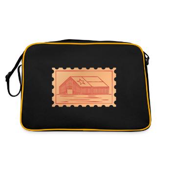 Texas Weather Summer Farm Design pour les fiers Texans - Sac Retro - noir/or - Dos