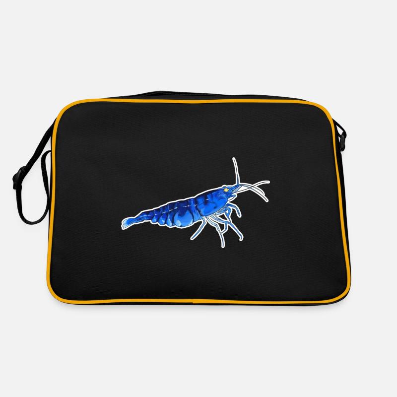 Blue Tiger Shrimp Pet Design for Proud Retro Bag
